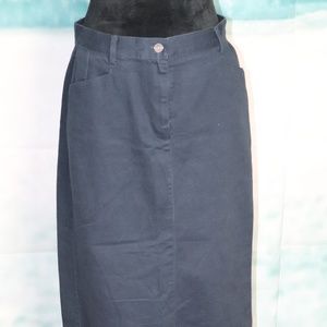 Full Length Blue Skirt